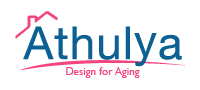 Athulya design for aging logo